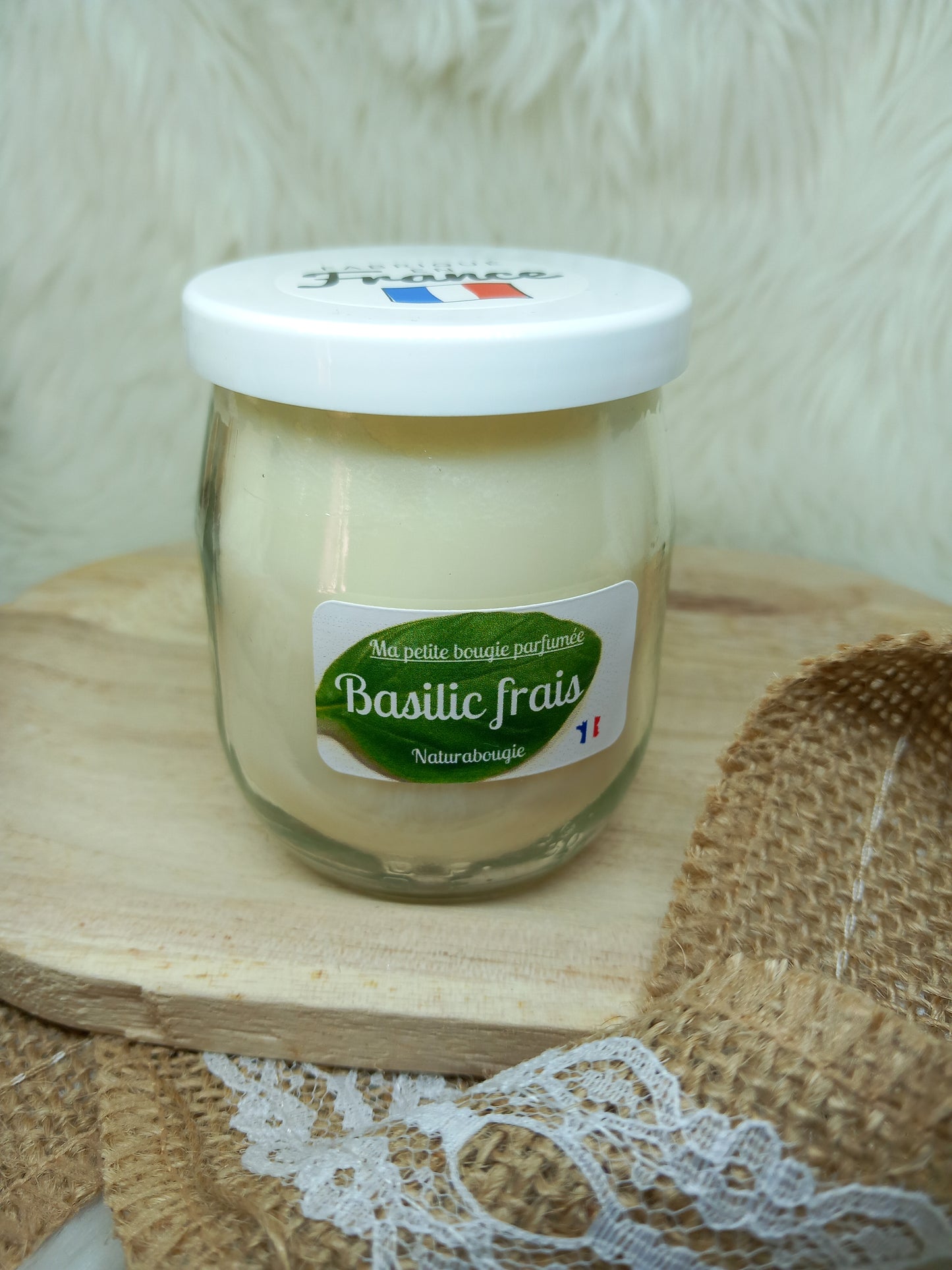 Ma petite bougie parfumée Basilic Frais