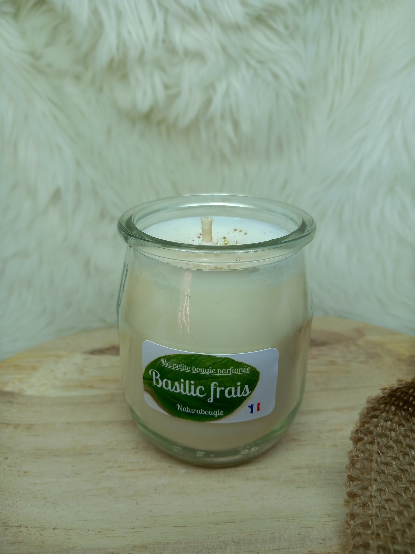 Ma petite bougie parfumée Basilic Frais